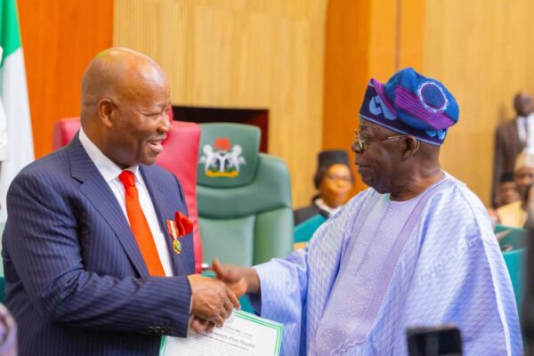 Akpabio lauds Tinubu for signing South East tertiary institutions bills
